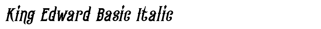 King Edward Basic Italic